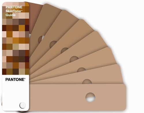 Pantone, guide de correspondance SkinTone avec palette de 110 teintes de peaux