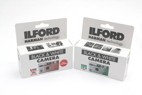 Ilford annonce deux nouveaux appareils jetables avec du film argentique NB 400 ASA