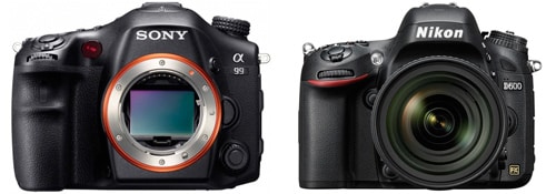 Comparatif capteur Nikon D600 - Sony Alpha 99 : test DxO