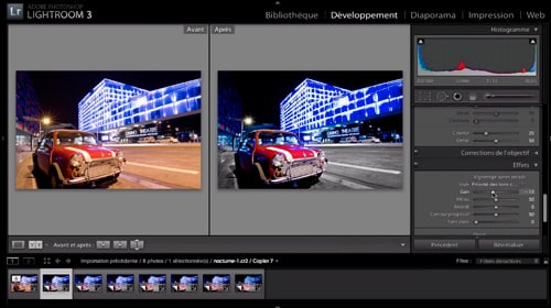 tutoriel lightroom gratuit : Donner du punch à vos photos de nuit