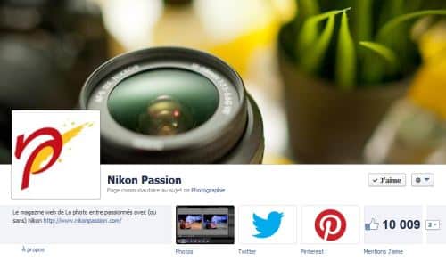 Page Facebook Nikon Passion photo