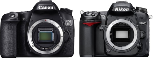 Comparatif Nikon D7100 - Canon EOS 70D