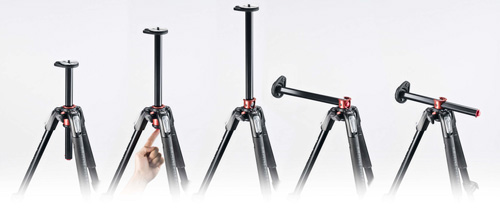 Trépied Manfrotto 190 : plus compact, plus esthétique, plus pratique