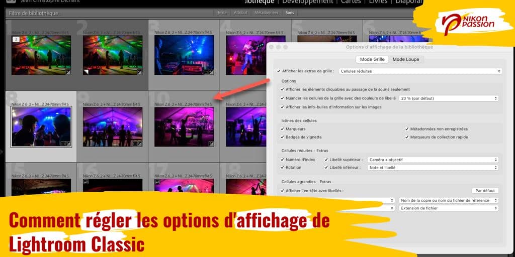 Comment régler les options d'affichage de Lightroom Classic