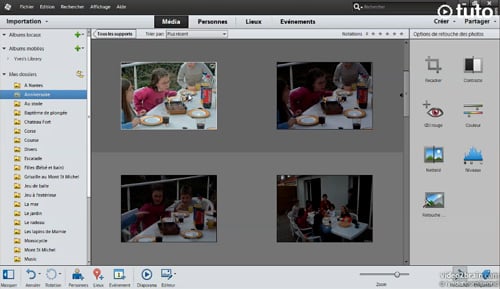 Tutoriel PSE 12 : retoucher et régler les images dans l'organiseur Photoshop Elements