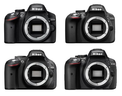 Comparaison Nikon D3200 - D3300 - D5200 - D5300