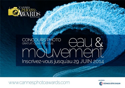 Cannes Photo Awards : 1er concours photo national sur le thème Eau & mouvement