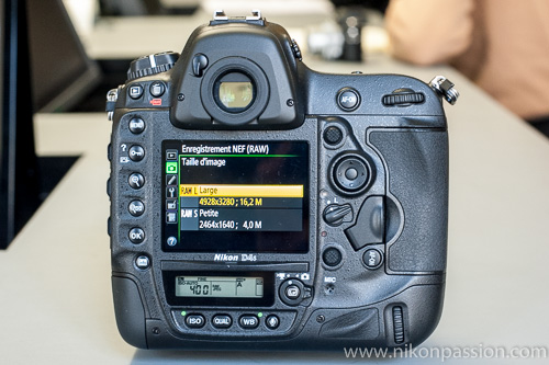 Nikon D4s : 16.2Mp, 11vps, 409.600 ISO