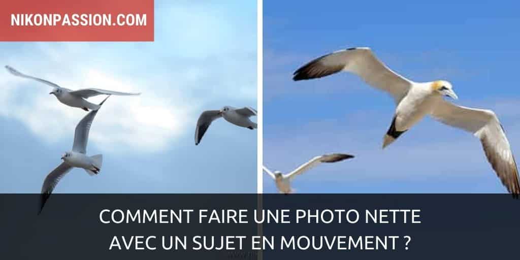 Comment faire une photo nette avec un sujet en mouvement ?