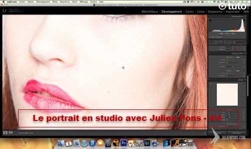 Apprendre le portrait en studio : retouche Lightroom et Photoshop - 4/4