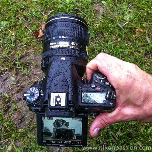 Test Nikon D750 sous la pluie ...