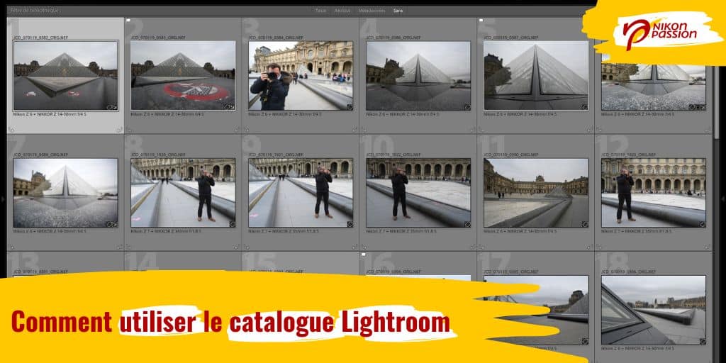 Comment utiliser le catalogue Lightroom