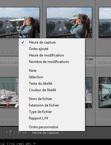 Comment trier les photos - logiciels photo