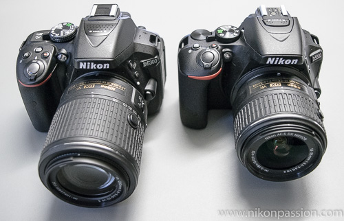 Comparaison Nikon D5500 - Nikon D5300