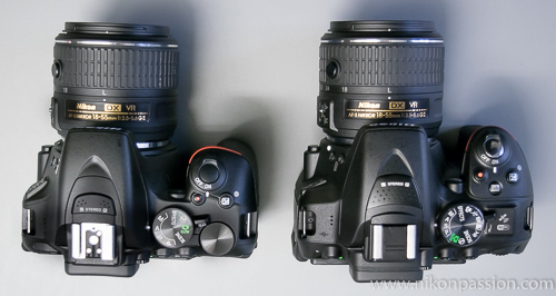 Comparaison Nikon D5500 - Nikon D5300