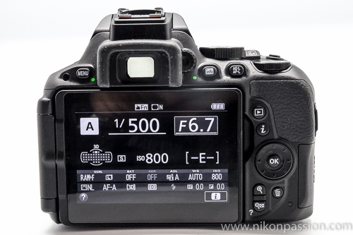 Test terrain Nikon D5500