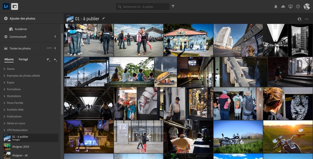 Quel Lightroom choisir : Lightroom Web, l'accès via un navigateur web