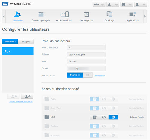 Test Western Digital NAS MyCloud EX4100