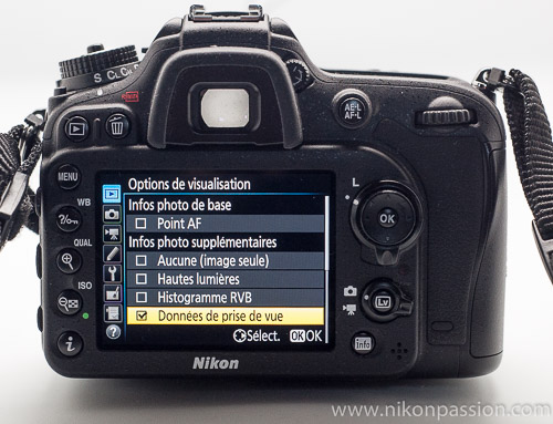 Comment lire les données EXIF reflex