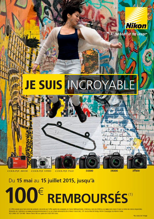Remises et promotions Nikon : jusqu'à 300 euros de réduction sur reflex et compacts