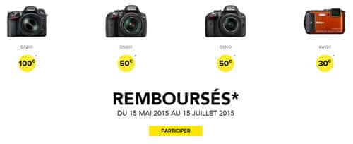 Remises et promotions Nikon : jusqu'à 300 euros de réduction sur reflex et compacts