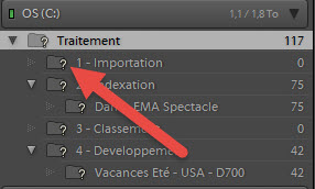 Retrouver les dossiers manquants dans Lightroom