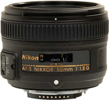 Nikon AF-S 50 mm f1.8 G objectif Nikon pas cher