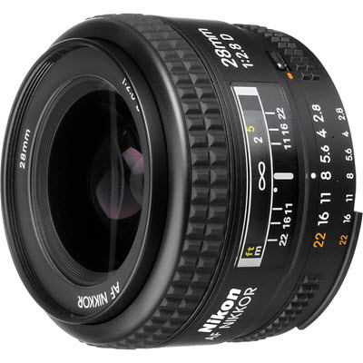 Nikon AF NIKKOR 28 mm f/2.8D objectif Nikon pas cher