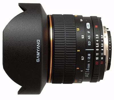 SAMYANG 14 mm AE f/2.8 IF ED UMC