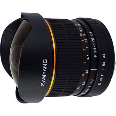 SAMYANG fisheye AE 8 mm f/3.5 CS II