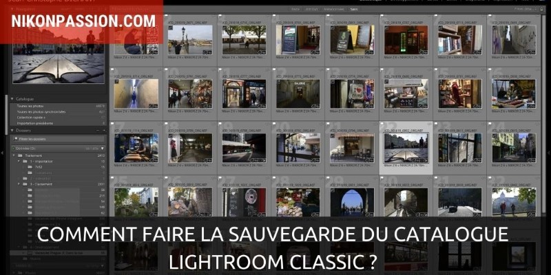 Comment faire la sauvegarde du catalogue Lightroom Classic ?