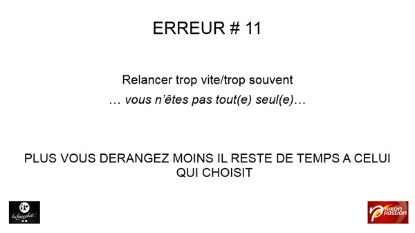 10 erreurs à ne pas commettre pour soumettre vos photos à publier