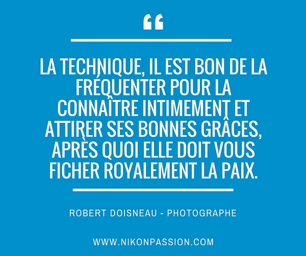 Robert Doisneau la technique