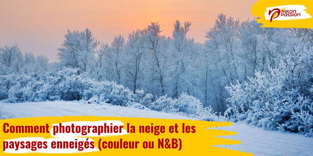 Comment photographier la neige et les paysages enneigés (couleur ou noir et blanc)