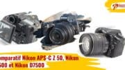 Comparatif Nikon Z 50 vs Nikon D500 vs Nikon D7500