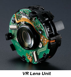 le système VR Nikon de réduction des vibrations