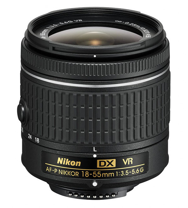Le zoom Nikon AF-P NIKKOR DX 18-55 mm f/3.5-5.6 G