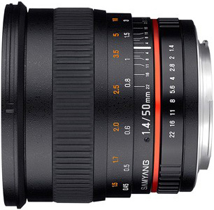 Samyang 50 mm f/1,4 AS UMC