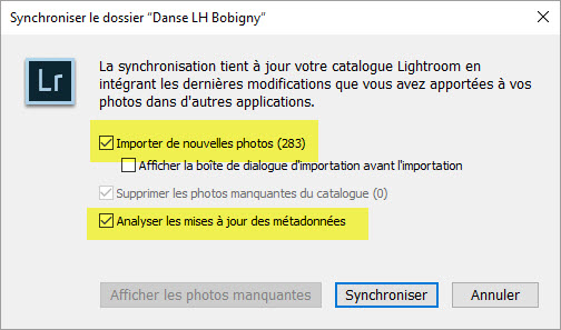 Comment séparer RAW+JPG après l'import dans Lightroom ?