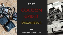 Test de l'organiseur Cocoon Grid-it pour accessoires photo