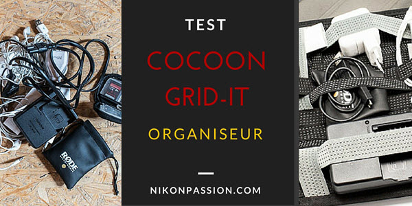 Test de l'organiseur Cocoon Grid-it pour accessoires photo