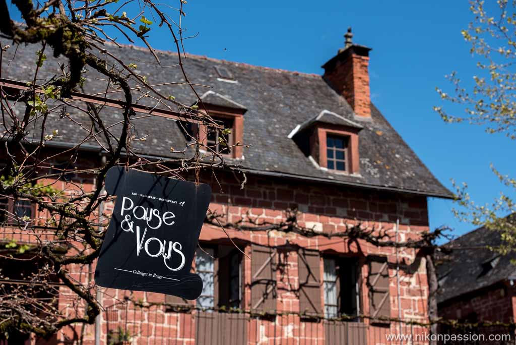 Photos de paysage urbain avec un téléobjectif à Collonges la Rouge