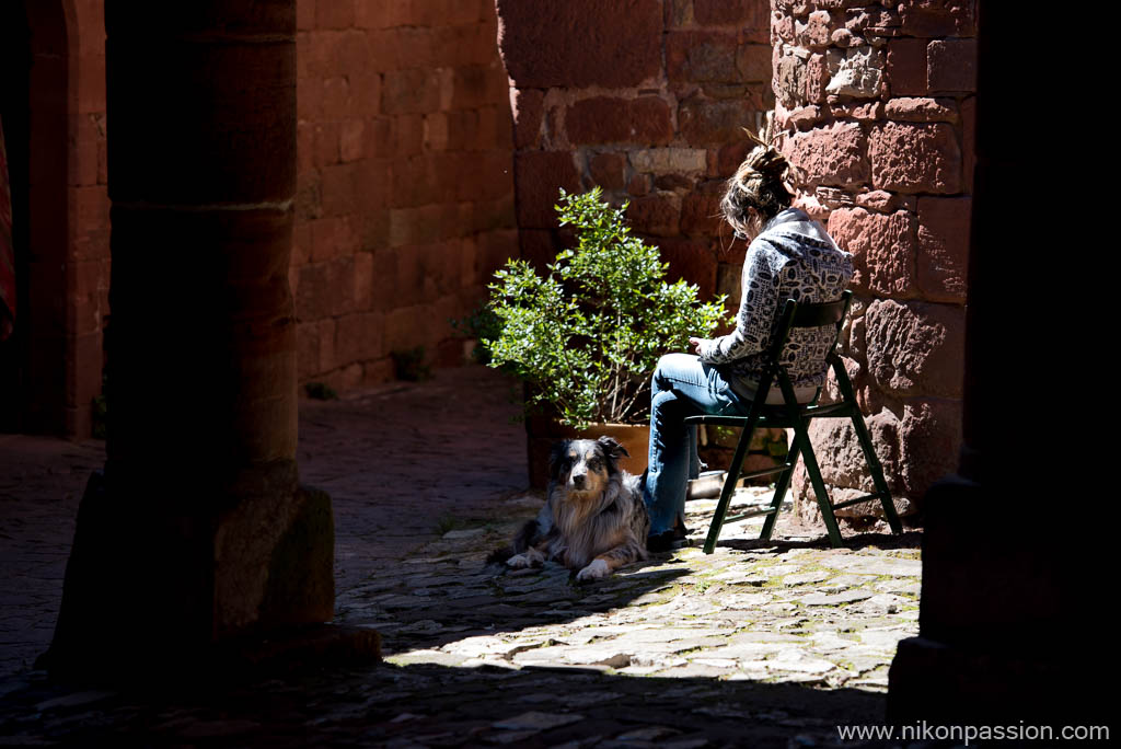 Photos de paysage urbain avec un téléobjectif à Collonges la Rouge