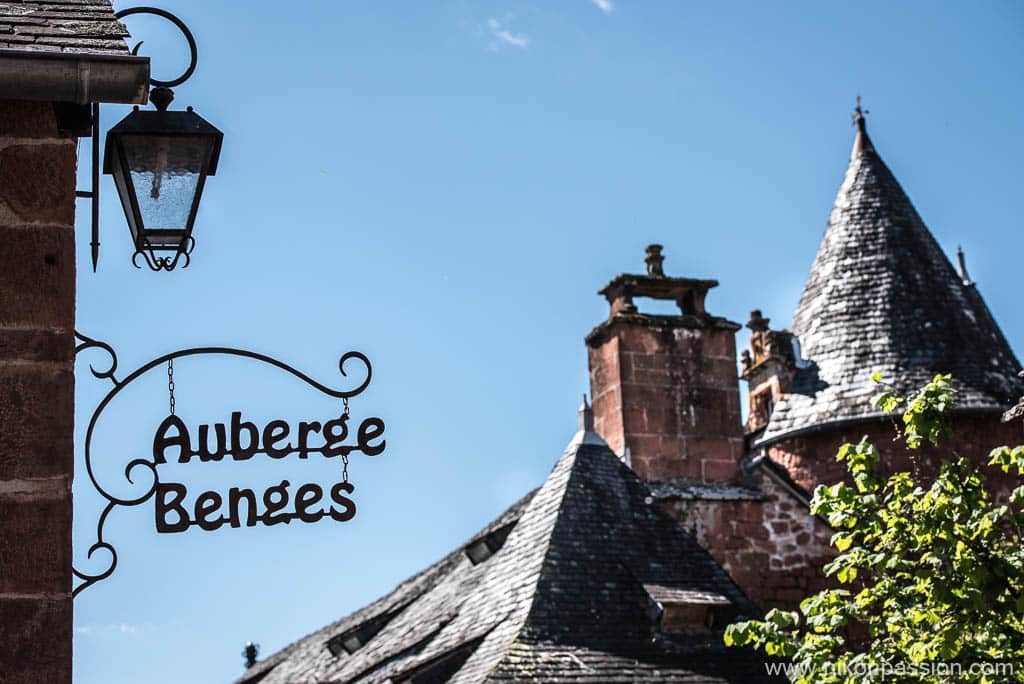 Photos de paysage urbain avec un téléobjectif à Collonges la Rouge