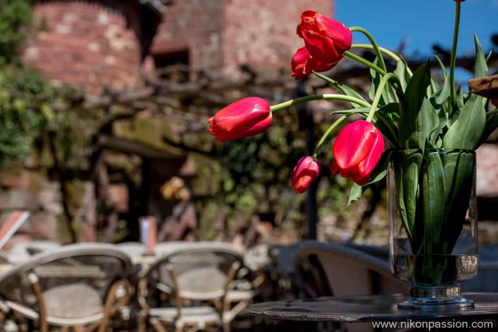 Photos de paysage urbain avec un téléobjectif à Collonges la Rouge