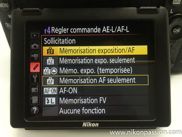 Comment utiliser la touche AE-L / AF-L ?