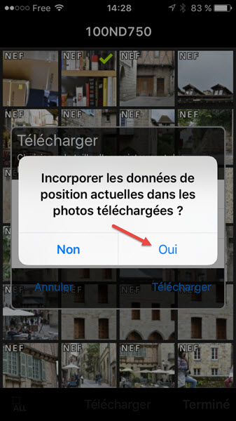 Comment utiliser Nikon WMU, l'application de pilotage WiFi