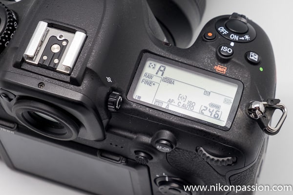 Test Nikon D500 écran supérieur
