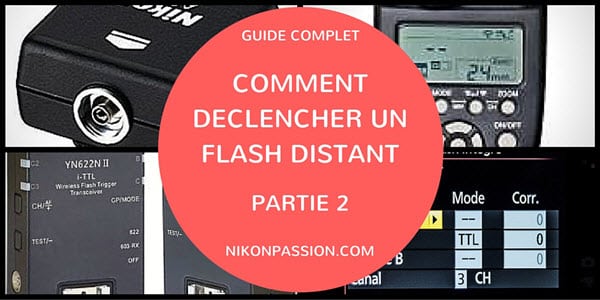 Déclencher un flash à distance