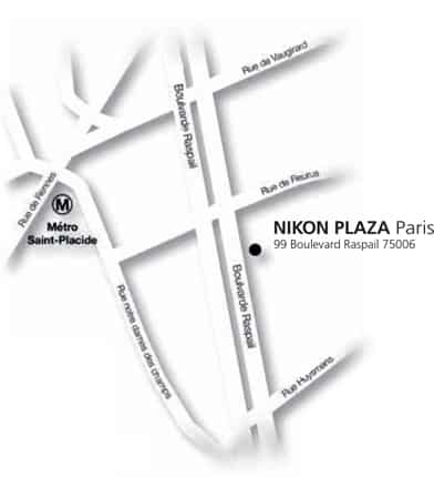 Nikon Plaza Paris plan d'accès comment s'y rendre